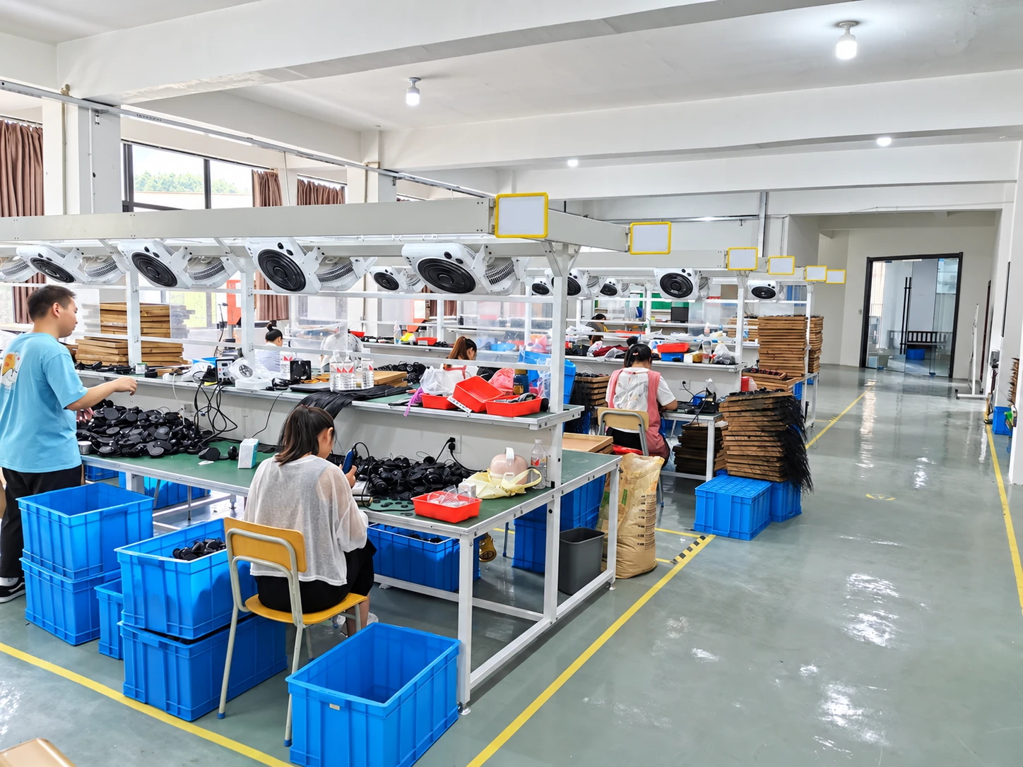 Production-line assembly