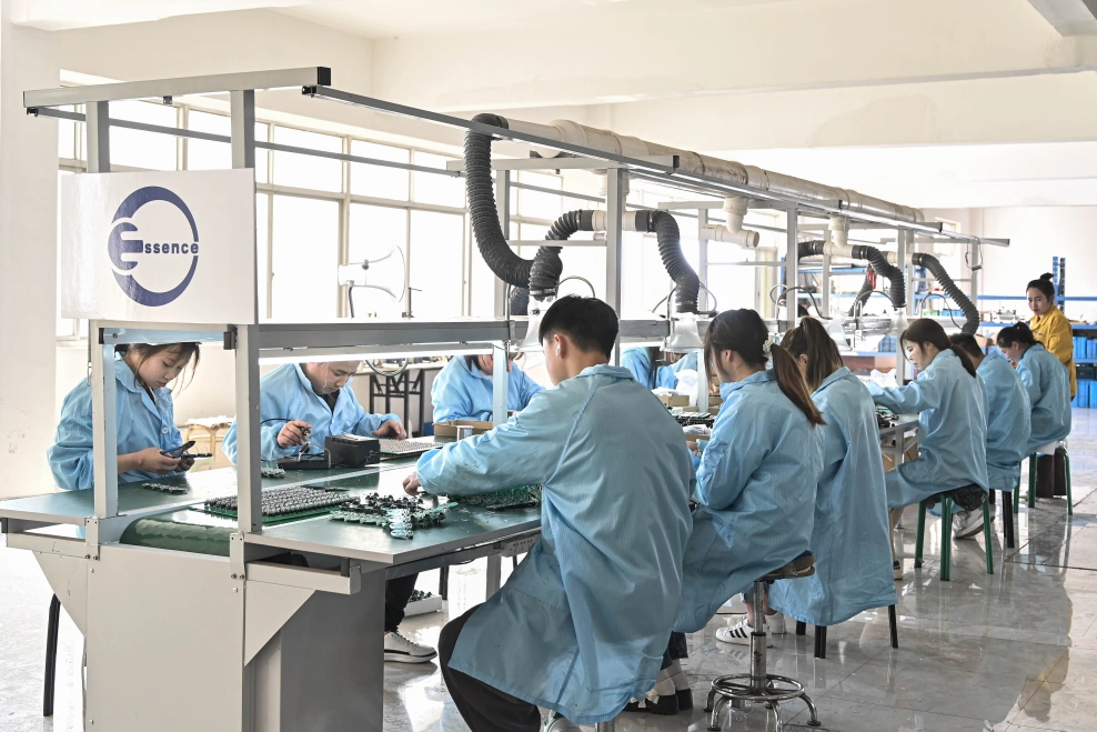 R&D and quality,
working with production.